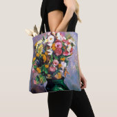 花瓶の花、セザンヌ トートバッグ (クローズアップ)