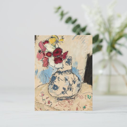 花瓶の花 | タデウスマコフスキー ポストカード (スタンド正面)