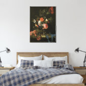 花瓶の花、バロック様式の静物画 キャンバスプリント (インサイチュ (寝室))