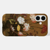 花瓶の花 フラワースティルライフ、ヴィンテージバロック Case-Mate iPhoneケース (裏面 (横))