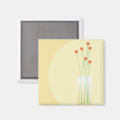 花瓶の花 マグネット (正面/裏面)