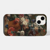 花瓶の花 - ヤン・ファン・ホイスム iPhoneケース (裏面横)