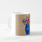 花瓶の花、ルドン コーヒーマグカップ (正面左)