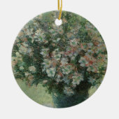 花瓶の花 by クレード・モネ セラミックオーナメント (正面)