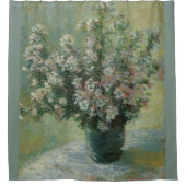 花瓶の花 by Claude Monet シャワーカーテン (正面)