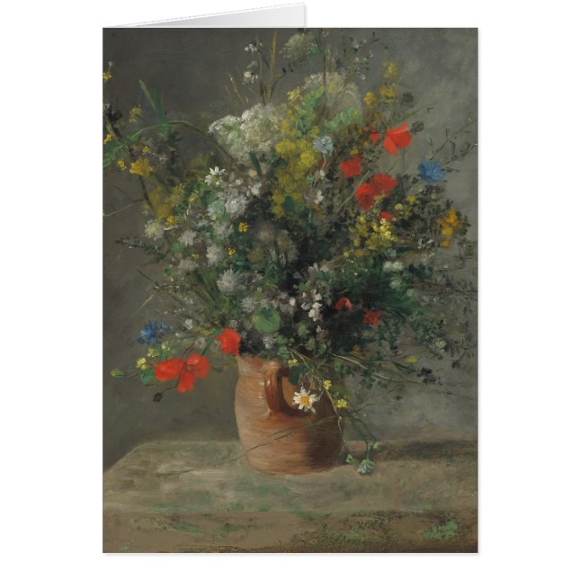 花瓶の花， c.1866 (正面)