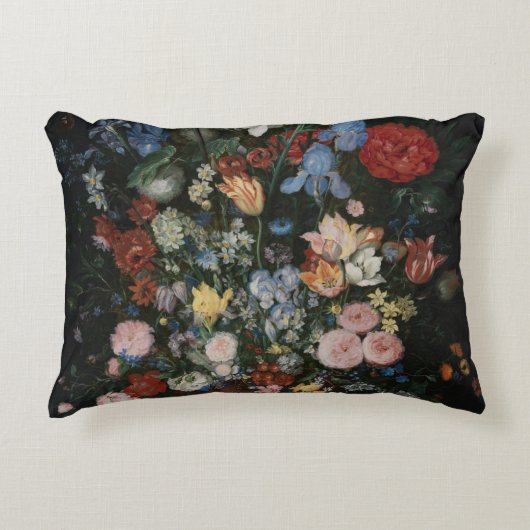 花瓶の花 – Jan Brueghel アクセントクッション (正面)