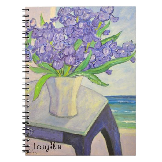 花瓶の虹彩By Window Notebook ノートブック (正面)