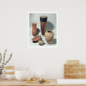 花瓶の選定、中田I/II期間、4000-3100 ポスター (キッチン)