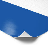 花瓶の青い花注カード ポスター (コーナー)