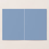 花瓶の青い花注カード 箔カード (内部)