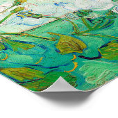 花瓶の静物画 ローズ ヴィンセント・ヴァン・ゴッホ ポスター (角)