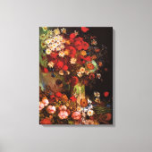 花瓶の静物画 ヴィンセント・ヴァン・ゴッホ キャンバスプリント (正面)