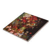 花瓶の静物画 ヴィンセント・ヴァン・ゴッホ タイル (側面)