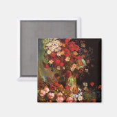花瓶の静物画 ヴィンセント・ヴァン・ゴッホ マグネット (正面/裏面)