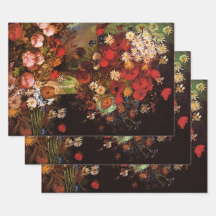 花瓶の静物画 ヴィンセント・ヴァン・ゴッホ ラッピングペーパーシート