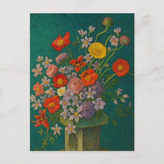 花瓶はがき ポストカード (正面)