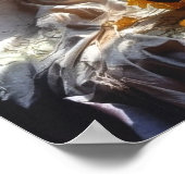 花瓶ウィンドウ窓敷居のシーン#SFW1016のひまわり ポスター (角)