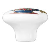 花瓶エレガントのバラ セラミックノブ (側面)