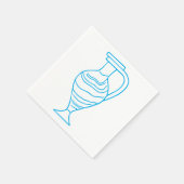 花瓶エレガントナプキン スタンダードカクテルナプキン (角)