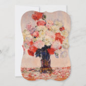 花瓶オブプニーズモネファインアートブライダルシャワー 招待状 (正面)