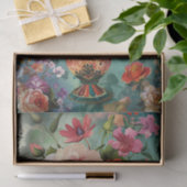 花瓶カラフルの切り離し春の花 薄葉紙 (ギフト)