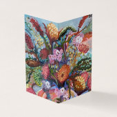 花瓶カードにオーストラリアの野生の花 (外部)