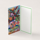 花瓶カードにオーストラリアの野生の花 (内部)