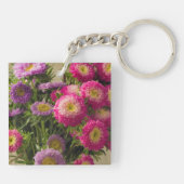 花瓶キーチェーンの野生の花 キーホルダー (裏面)