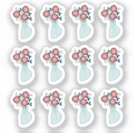 花瓶グリーン プランナー スティッカーセット シール