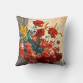 花瓶セラミックの花束 クッション (裏面)