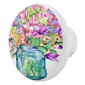 花瓶セラミック引き出しノブ セラミックノブ (右)