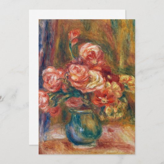 花瓶バラ |ルノアール (正面/裏面)