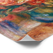 花瓶バラ |ルノアール ポスター (角)