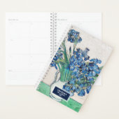 花瓶ファン・ゴッホの絵の虹彩 プランナー手帳 (ディスプレー)