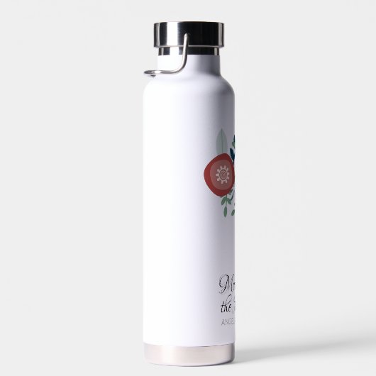 花瓶フローラウェディングギフト用母水瓶 ウォーターボトル (右面)