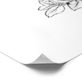 花瓶ポスターのバラに色をつける準備ができている ポスター (角)