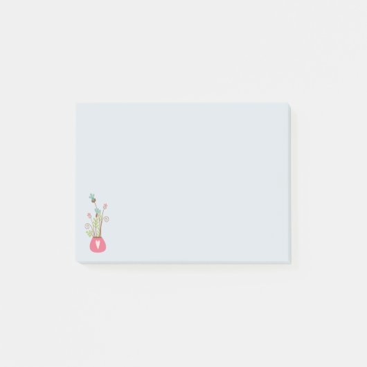 花瓶メモ帳 ポストイット (正面)