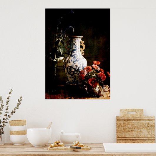 花瓶中国の ポスター (キッチン)