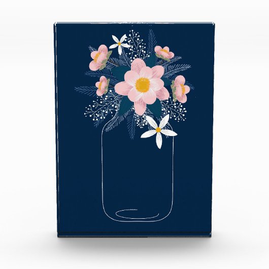 花瓶入り フォトブロック (正面)