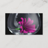 花瓶名刺の花 名刺 (裏面)