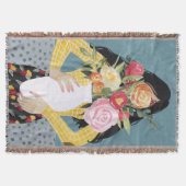 花瓶女 スローブランケット (正面)