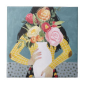 花瓶女 タイル (正面)