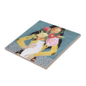 花瓶女 タイル (側面)