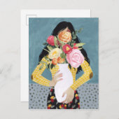 花瓶女 ポストカード (正面/裏面)