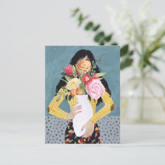 花瓶女 ポストカード (スタンド正面)