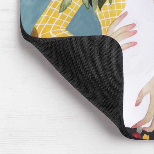 花瓶女 マウスパッド (コーナー)