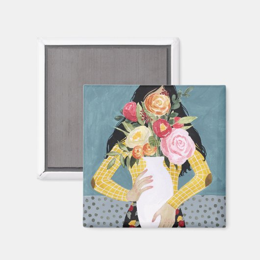 花瓶女 マグネット (正面/裏面)