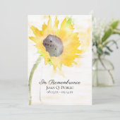 花瓶式黄日花の葬祭式 プログラム (スタンド正面)