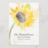 花瓶式黄日花の葬祭式 プログラム (正面)